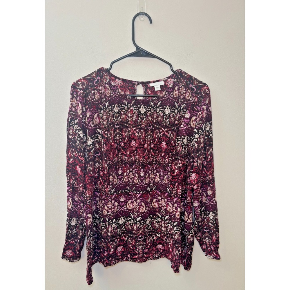 J.Jill Women's Long Sleeve Top Large
